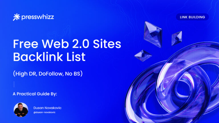 Free Web 2.0 Sites Backlink List (High DR, DoFollow, No BS)